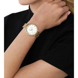  Shop Authentic Michael Kors Pyper Three Hand White Dial Gold Steel Strap Watch For Women - MK4666 - Luxxuri