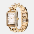  Shop Authentic Michael Kors Emery Three Hand Silver Dial Gold Steel Strap Watch For Women - Mk7300 - Luxxuri
