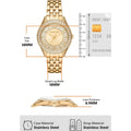  Shop Authentic Michael Kors Harlowe Three-Hand Quartz Gold Dial Gold Steel Strap Watch For Women - MK4709 - Luxxuri
