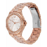  Shop Authentic Michael Kors Lennox Three-Hand Silver Dial Rose Gold Steel Strap Watch For Women - MK7362 - Luxxuri