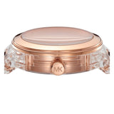  Shop Authentic Michael Kors Runway Analog Crystals Rose Gold Dial Two Tone Steel Strap Watch for Women - MK7355 - Luxxuri