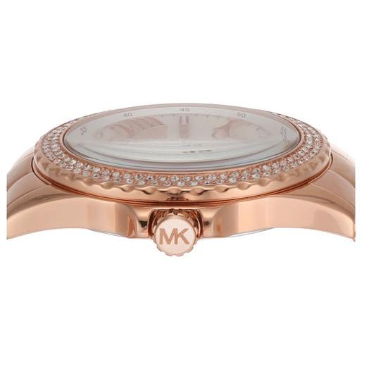  Shop Authentic Michael Kors Camille Quartz Mother of Pearl White Dial Rose Gold Steel Strap Watch For Women - MK7364 - Luxxuri