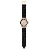  Shop Authentic Michael Kors Everest Analog Rose Gold Dial Black Silicone Strap Watch For Women - MK7358 - Luxxuri