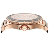  Shop Authentic Michael Kors Everest Analog Rose Gold Dial Black Silicone Strap Watch For Women - MK7358 - Luxxuri