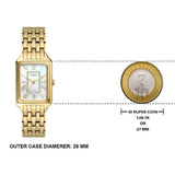  Shop Authentic Fossil Raquel Three Hand Mother of Pearl Dial Gold Steel Strap Watch For Women - ES5304 - Luxxuri