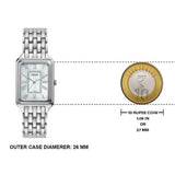  Shop Authentic Fossil Raquel Three Hand Date Mother of Pearl Dial Silver Steel Strap Watch for Women - ES5306 - Luxxuri