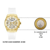  Shop Authentic Guess Athena White Dial White Rubber Strap Watch for Women - GW0409L2 - Luxxuri