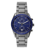  Shop Authentic Michael Kors Accelerator Chronograph Blue Dial Grey Steel Strap Watch For Men - MK9111 - Luxxuri