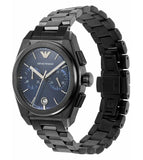  Shop Authentic Emporio Armani Analog Chronograph Blue Dial Silver Steel Strap Watch For Men - AR11561 - Luxxuri