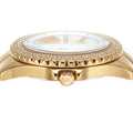  Shop Authentic Michael Kors Everest Three Hand Mother of Pearl White Dial Gold Steel Strap Watch For Women - MK7401 - Luxxuri