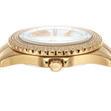  Shop Authentic Michael Kors Everest Three Hand Mother of Pearl White Dial Gold Steel Strap Watch For Women - MK7401 - Luxxuri