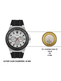  Shop Authentic Guess Force Analog Quartz White Dial Black Rubber Strap Watch For Men - W0674G3 - Luxxuri
