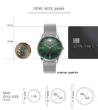  Shop Authentic Emporio Armani Minimalist Quartz Green Dial Silver Mesh Bracelet Watch For Men - AR11578 - Luxxuri