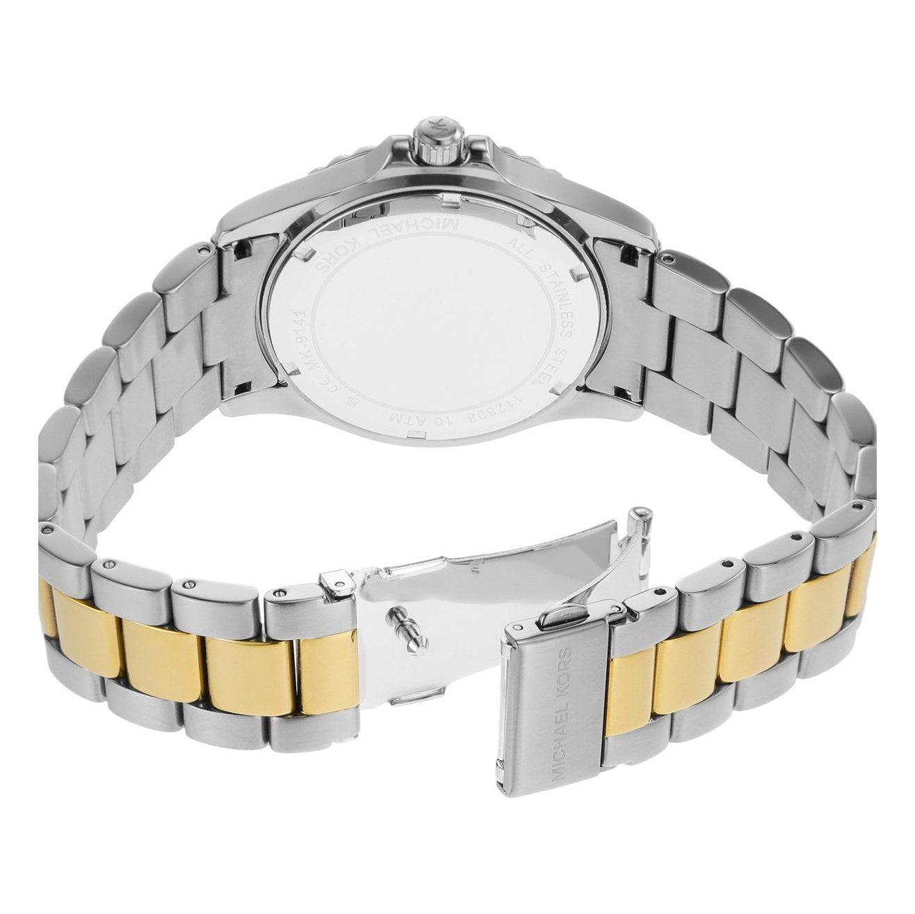  Shop Authentic Michael Kors Everest Three Hand Silver Dial Two Tone Steel Strap Watch For Men - MK9141 - Luxxuri