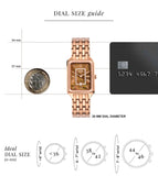  Shop Authentic Fossil Raquel Three Hand Date Brown Dial Rose Gold Steel Strap Watch For Women - ES5323 - Luxxuri