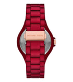  Shop Authentic Michael Kors Lennox Analog Crystals Red Dial Red Steel Strap Watch for Women - MK7455 - Luxxuri