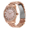  Shop Authentic Michael Kors Lexington Three Hand Mother of Pearl Pink Dial Rose Gold Steel Strap Watch For Women - MK7444 - Luxxuri