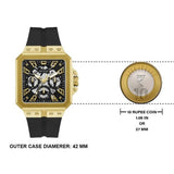  Shop Authentic Guess Leo Multifunction Black Dial Black Silicone Strap Watch For Men - GW0637G2 - Luxxuri
