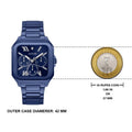  Shop Authentic Guess Dress Multifunction Blue Dial Blue Steel Strap Watch for Men - GW0631G3 - Luxxuri