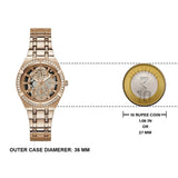  Shop Authentic Guess Allara Quartz Rose Gold Dial Rose Gold Steel Strap Watch For Women - GW0604L3 - Luxxuri