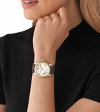  Shop Authentic Michael Kors Lexington Silver Dial Brown Leather Strap Watch For Women - MK4745 - Luxxuri