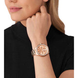  Shop Authentic Michael Kors Wren Chronograph Rose Gold Dial Rose Gold Steel Strap Watch for Women - MK7430 - Luxxuri