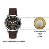  Shop Authentic Fossil Neutra Chronograph Black Dial Brown Leather Strap Watch for Men - FS6024 - Luxxuri