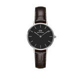  Shop Authentic Daniel Wellington Classic Petite York Black Dial Brown Leather Strap Watch For Women - DW00100238 - Luxxuri