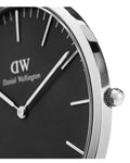  Shop Authentic Daniel Wellington Classic Sheffield Black Dial Black Leather Strap Watch For Men - DW00100133 - Luxxuri