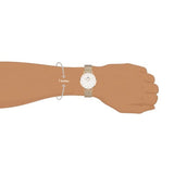  Shop Authentic Daniel Wellington Petite Melrose White Dial Rose Gold Mesh Strap Watch For Women - DW00100305 - Luxxuri