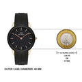  Shop Authentic Daniel Wellington Iconic Motion Black Dial Rubber Strap Watch For Women - DW00100426 - Luxxuri