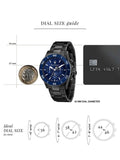  Shop Authentic Maserati Competizione Chronograph Blue Dial Black Steel Strap Watch For Men - R8873600005 - Luxxuri