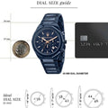  Shop Authentic Maserati Stile Chronograph Blue Dial Blue Steel Strap Watch For Men - R8873642008 - Luxxuri