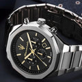  Shop Authentic Maserati Stile Chronograph Black Dial Silver Steel Strap Watch For Men - R8873642010 - Luxxuri