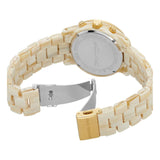  Shop Authentic Michael Kors Runway Pavé Chronograph White Dial White Acetate Strap Watch for Women - MK7476 - Luxxuri