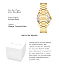 Michael Kors Maritime Analog Green Dial Gold Steel Strap Watch for Men - MK9162