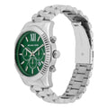  Shop Authentic Michael Kors Lexington Chronograph Green Dial Silver Steel Strap Watch for Women - MK9152 - Luxxuri
