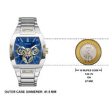  Shop Authentic Guess Phoenix Multifunction Blue Dial Silver Steel Strap Watch For Men - GW0456G5 - Luxxuri