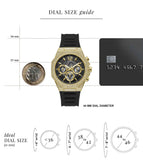  Shop Authentic Guess Momentum Chronograph Diamonds Black Dial Black Silicone Strap Watch For Men - GW0518G2 - Luxxuri