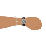  Shop Authentic Guess King Quartz Crystals Silver Dial Black Silicone Strap Watch For Men - GW0537G1 - Luxxuri
