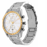  Shop Authentic Michael Kors Accelerator Chronograph White Dial Silver Steel Strap Watch For Men - MK9112 - Luxxuri