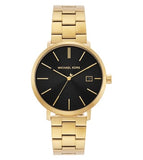  Shop Authentic Michael Kors Blake Quartz Black Dial Gold Steel Strap Watch for Men - MK9136 - Luxxuri