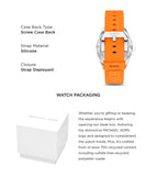 Shop Authentic Michael Kors Maritime Three-Hand Analog Black Dial Orange Silicone Strap Watch for Men - MK9157 - Luxxuri