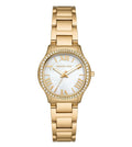  Shop Authentic Michael Kors Sage Analog White Dial Gold Steel Strap Watch for Women - MK4822 - Luxxuri