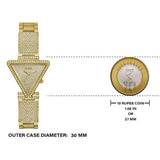  Shop Authentic Guess Fame Crystals Gold Dial Gold Steel Strap Watch For Women - GW0644L2 - Luxxuri