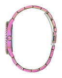  Shop Authentic Guess Sparkler Silver Dial Purple Steel Strap Watch For Women - GW0111L5 - Luxxuri