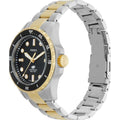 Fossil Blue Dive Three Hand Black Dial Two Tone Steel Strap Watch For Women - ES5349