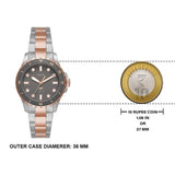  Shop Authentic Fossil Blue Dive Three Hand Gray Dial Two Tone Steel Strap Watch For Women - ES5348 - Luxxuri