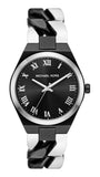  Shop Authentic Michael Kors Lennox Analogue Black Dial Two Tone Steel Strap Watch for Women - MK7502 - Luxxuri