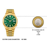  Shop Authentic Citizen Tsuyosa Automatic Green Dial Gold Steel Strap Watch For Men - NJ0152-51X - Luxxuri